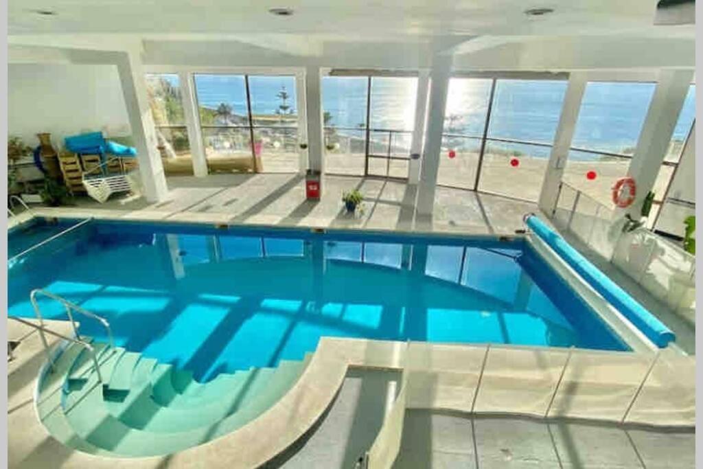 Amazing Frontline Sea Views Studio Apartment Castillo Del Vigia Torremolinos Exteriér fotografie