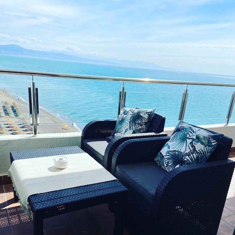 Amazing Frontline Sea Views Studio Apartment Castillo Del Vigia Torremolinos Exteriér fotografie
