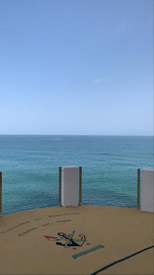Amazing Frontline Sea Views Studio Apartment Castillo Del Vigia Torremolinos Exteriér fotografie